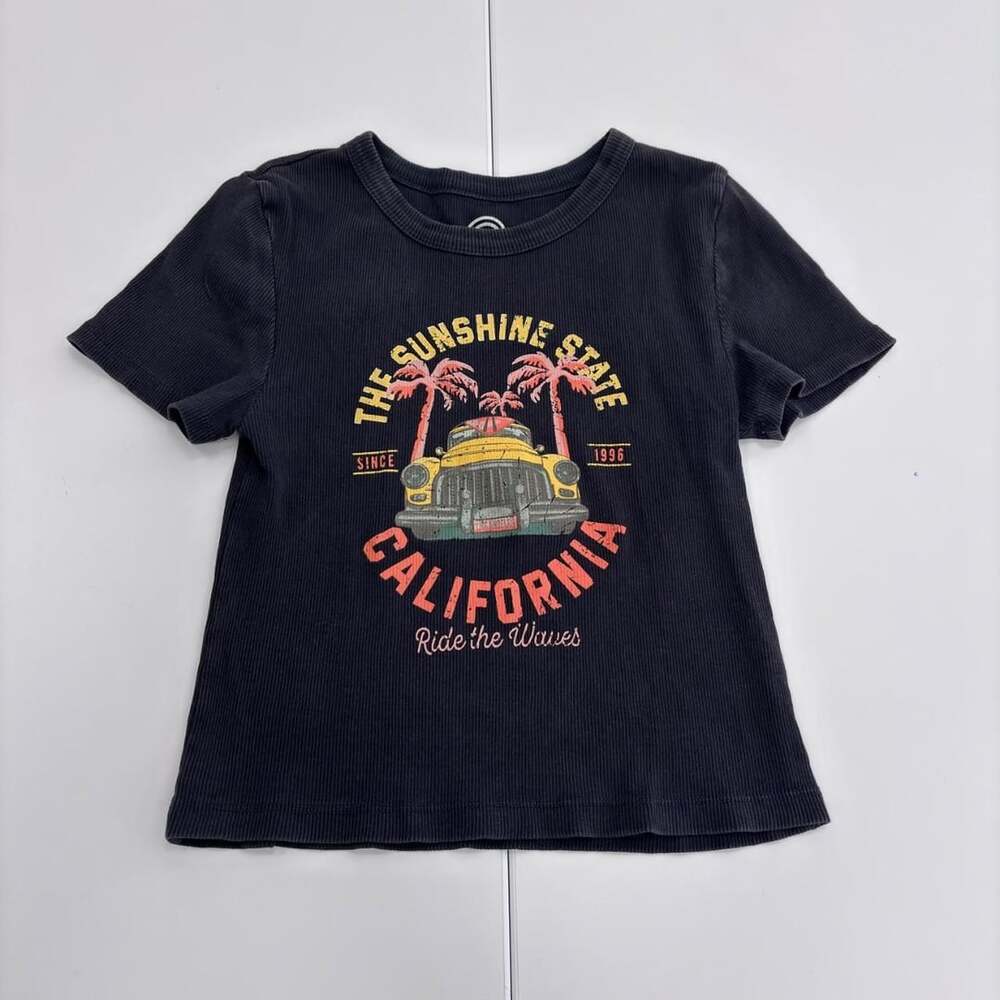 Social Culture California Sunshine State Graphic Baby Tee Small